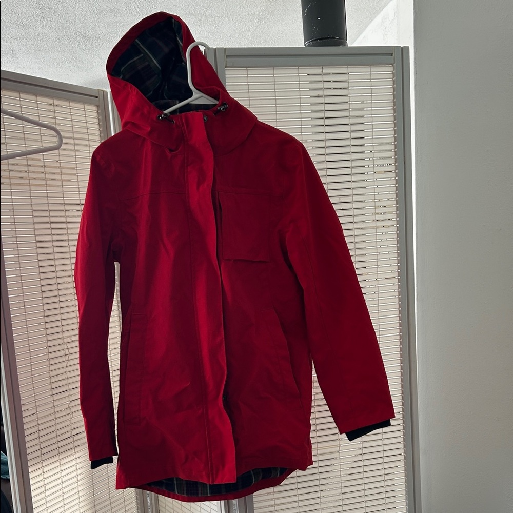 Woman’s S Pendleton Red Hooded Jacket